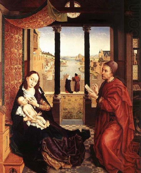 WEYDEN, Rogier van der St Luke Drawing the Portrait of the Madonna china oil painting image